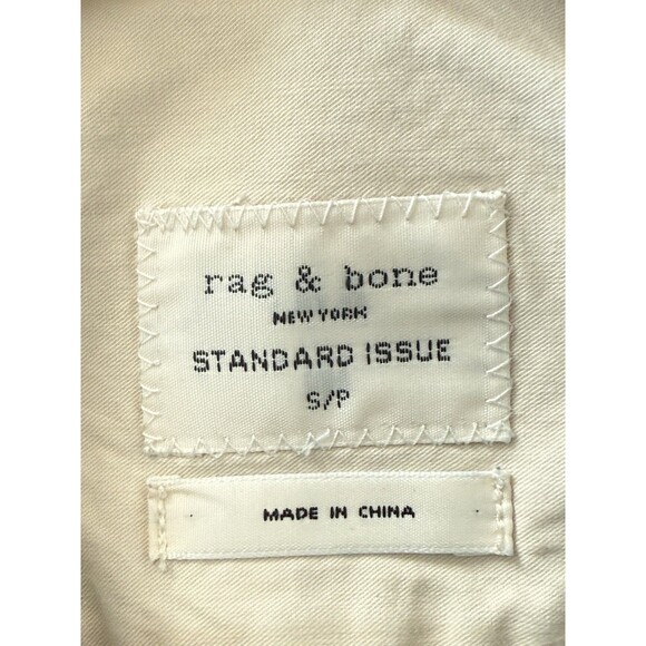 Rag & Bone Standard Issue Blue Chambray Short Sleeve Button Shirt Mens SZ Small - Picture 3 of 8